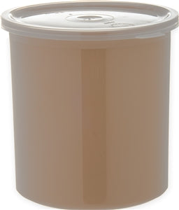 Carlisle 1.2 Quart Beige Crock With Lid-1 Each