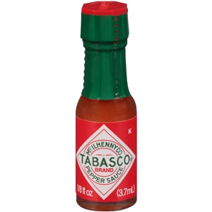 Tabasco Miniature Pepper Hot Sauce Single Serve-0.125 fl oz.-144/Case