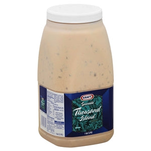 kraft thousand island dressing Kraft Thousand Island Spoonable Dressing Bulk-1 Gallon-4/Case MPN# 10021000648716 – Round Eye Supply