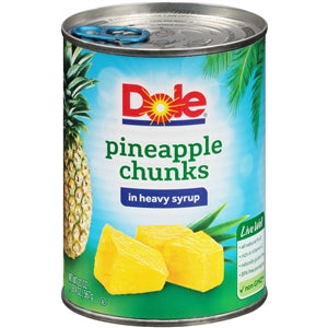 Dole Pineapple Chunks In Syrup-20 oz.-12/Case