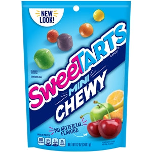 Sweetart Mini Chewy Peg Bag-12 oz.-8/Case