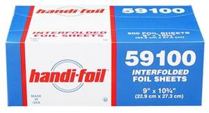 Hfa Handi-Foil Interfolded 9"X10.75" Foil Sheet-500 Count-6/Case