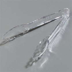 Carlisle 9 Inch Clear Plastic Utility Tong-1 Each