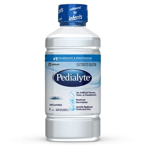 Pedialyte Unflavored 1 Liter Electrolyte Solution-1 Liter-8/Case