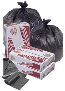 Trash Can Liners, 4 - 7 Gallon, Clear, (2,000/Case), Pitt Plastics