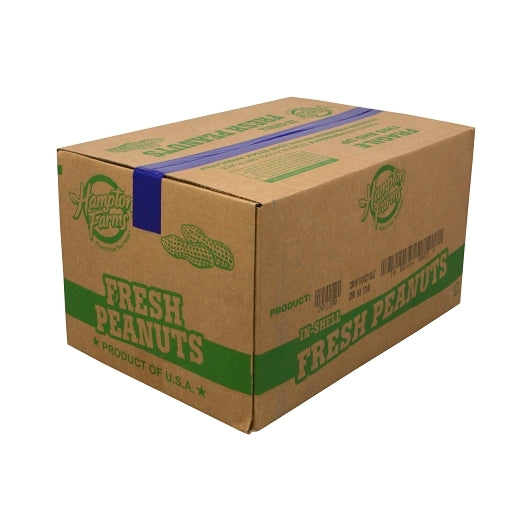 Commodity Roasted & Salted In-Shell Peanut Box-25 lb.-1/Case