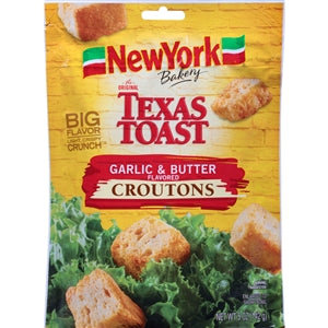 New York Texas Toast Garlic And Butter Crouton Bag-5 oz.-12/Case