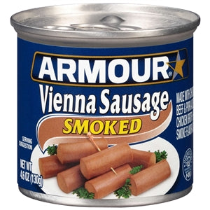 Armour Smoked Flavored Vienna Sausage-4.6 oz.-24/Case