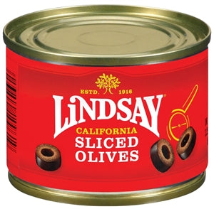 Lindsay Sliced Ripe Domestic Olives Canned-2.25 oz.-24/Case