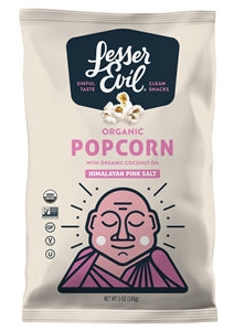 Lesserevil Organic Popcorn Himalayan Pink-4.6 oz.-12/Case