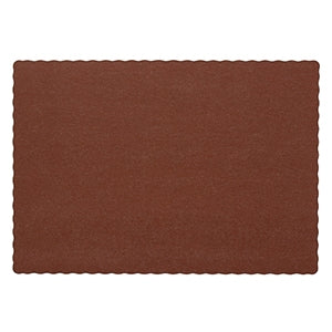 Royal 9.25 Inch X 13.25 Inch Burgundy Placemat-1000 Each-1/Case