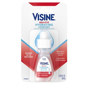 Visine Red Eye Comfort Hydrate-0.28 fl oz.s-6/Box-6/Case