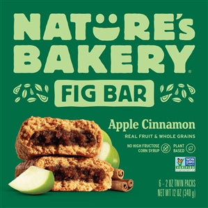 Nature's Bakery Fig Bar Apple Cinnamon-2 oz.-6/Box-6/Case