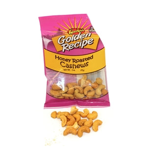 Golden Recipe Honey Roasted Cashews-2 oz.-8/Case