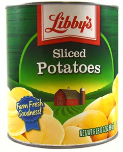 Libbys Whole White Potatoes - no. 10 can, 6 cans per case