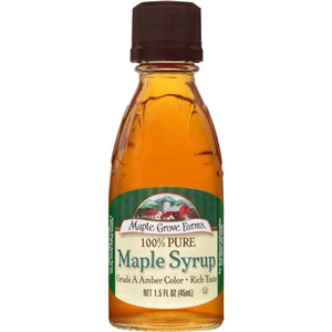 Maple Grove Pure Maple Pancake Dark Amber Syrup Single Serve-1.5 oz.-60/Case