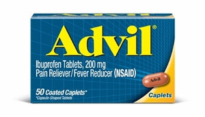 Advil Caplets-50 Each-6/Box-6/Case