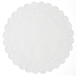 Lapaco 102-405 5 White Normandy Lace Doily - 1000 / CS