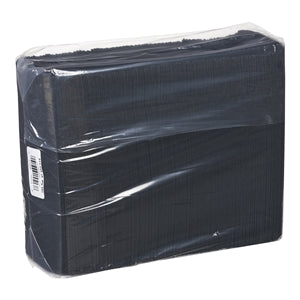 Lapaco 2 Ply Black Dinner Napkin-1000 Each-1/Case