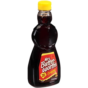 Mrs. Butterworth Original Syrup Bottle-12 fl oz.-12/Case