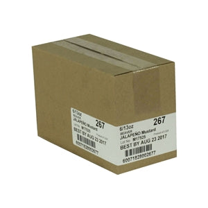 Beaver Jalapeno Mustard Bottle-13 oz.-6/Case