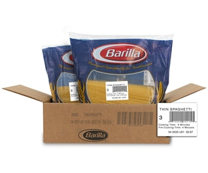 Barilla Kosher-Non-Gmo Thin Spaghetti-160 oz.-2/Case