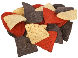 Mission Foods Tri-Color Triangle Tortilla Chips-2 lb.-6/Case