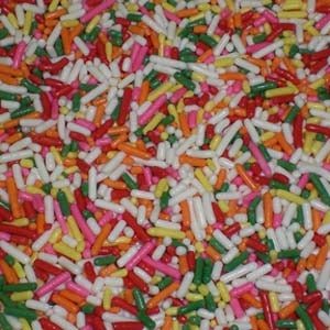 American Sprinkles Sprinkles Rainbow 6 Colors-6 lb.-4/Case