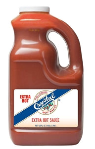 Crystal Louisiana Pure Extra Hot Hot Sauce Bulk-128 fl oz.-4/Case