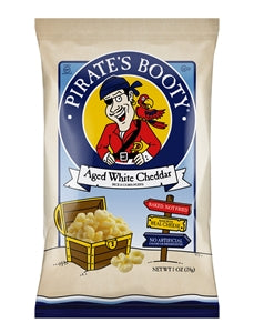 Pirate's Booty Aged White Cheddar Cheese Puffs-1 oz.-24/Case