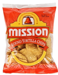 Mission Foods Yellow Round Tortilla Chips-3 oz.-48/Case