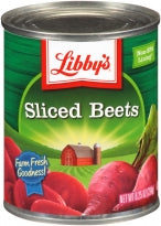 Libby's Sliced Beets-104 oz.-6/Case