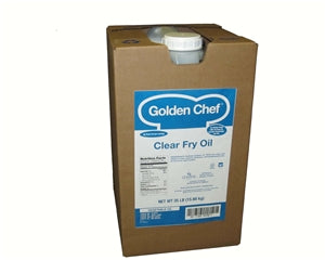Golden Chef Clear Liquid Fry Shortening Soy Shape Oil-35 lb.-1/Case