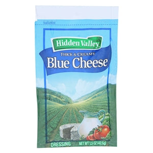 Hidden Valley Thick & Creamy Blue Cheese Dressing Single Serve, 1.5 Ounce, 84 Per Case
