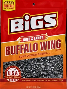 Bigs Buffalo Wing Sunflower Seeds-5.35 oz.-12/Case