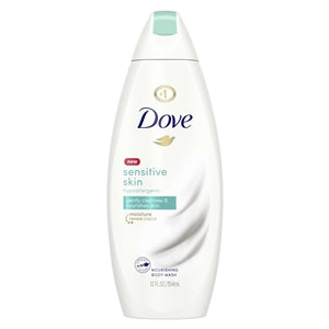Dove Sensitive Skin Body Wash-11 fl oz.-6/Case