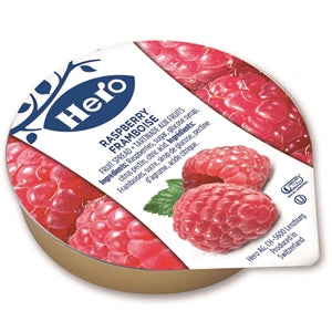 Hero Raspberry Fruit Spread Portions-216 Count-1/Case