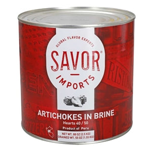 Savor Imports Artichoke Hearts 40/50Cnt-3 Kilogram-6/Case