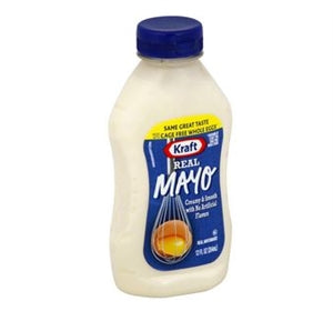 Kraft Squeeze Bottle Mayonnaise Bottle-12 fl oz.-12/Case MPN