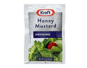 Kraft Portion Control Honey Mustard Dressing Single Serve-1.5 oz.-60/Case  MPN# 10021000011527 – Round Eye Supply