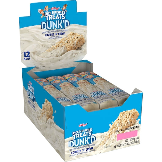 Rice Krispies Rice Krispie Treats Square Cookies & Creme-3.1 oz.-12/Box-6/Case