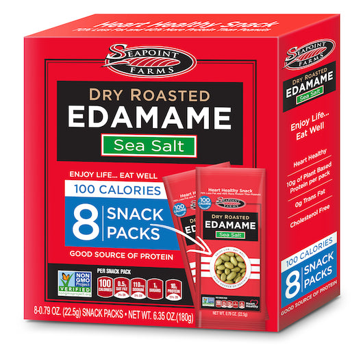 Seapoint Farms Edamame Dry Roasted Sea Salt-8 Count-12/Case