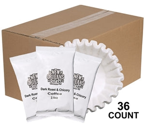 New Orleans Roast Coffee And Chicory-2.5 oz.-36/Box-1/Case