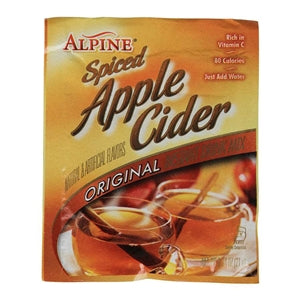 Alpine Continental Mills Kosher-Dry-Hot-Instant-Alpine Cider Drink Mix-48 Count-6/Case