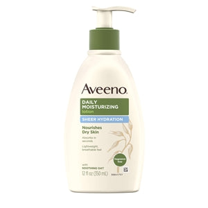 Aveeno Sheer Hydration Lotion 12/12 Fl Oz.