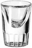 Libbey 1 oz. Tall Whiskey Shot Glass-12 Each-4/Case