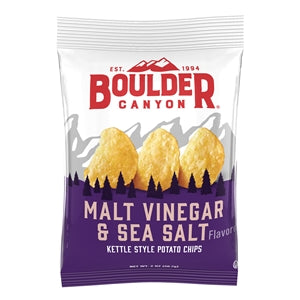 Boulder Canyon Malt Vinegar & Sea Salt-2 oz.-8/Case