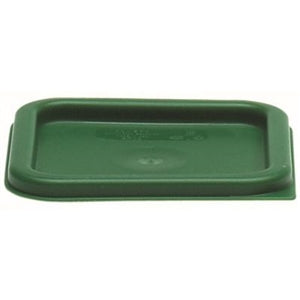 Cambro 2 & 4 Quart Square Kelly Green Lid-6 Each