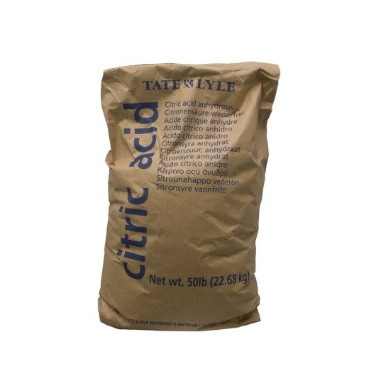 Commodity Food Grade Chemicals Fine Grind Citric Acid-50 lb.-1/Case