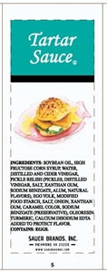 Sauer Tartar Sauce Single Serve-12 Gram-200/Case